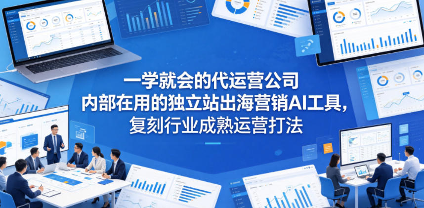 一学就会的代运营公司内部在用的独立站出海营销AI工具，复刻行业成熟运营打法玩法，新手可做 - 网创303-全网优质网创项目教程资源站-网创303-全网优质网创项目教程资源站