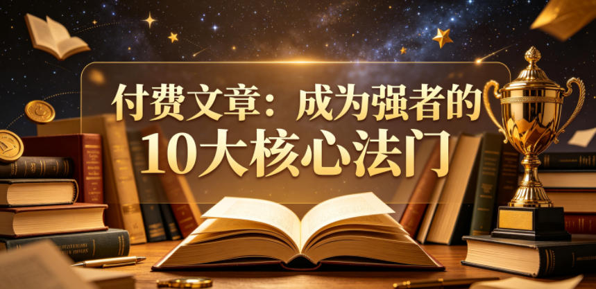 付费文章：成为强者的10大核心法门玩法，新手可做 - 网创303-全网优质网创项目教程资源站-网创303-全网优质网创项目教程资源站
