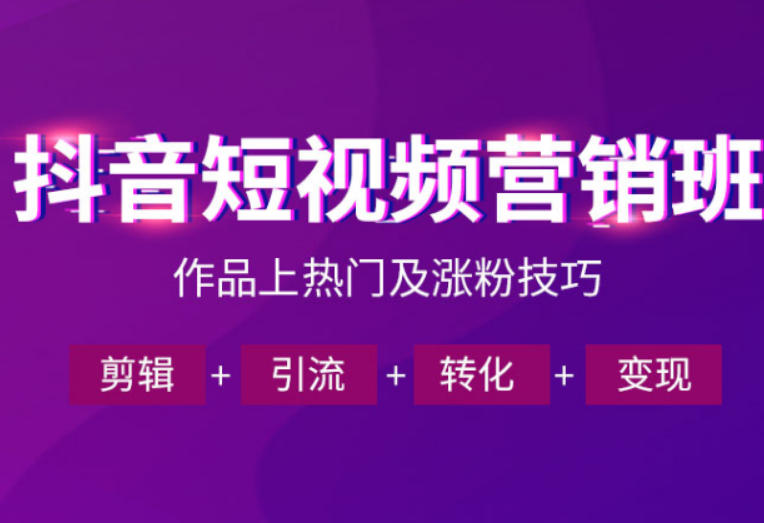 抖音短视频运营班，一门课学会作品上热门及涨粉技巧，引流转化剪辑变现（2026年5月）玩法，新手可做 - 网创303-全网优质网创项目教程资源站-网创303-全网优质网创项目教程资源站