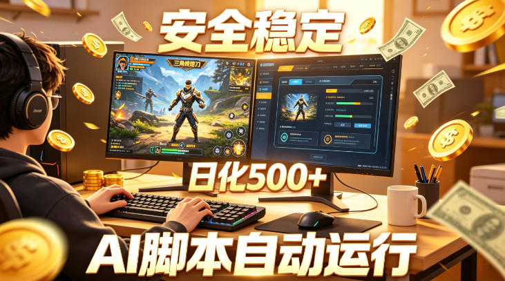 三角洲全自动挂G项目，AI脚本躺賺，日化500+，无需手动操作【揭秘】玩法，新手可做 - 网创303-全网优质网创项目教程资源站-网创303-全网优质网创项目教程资源站